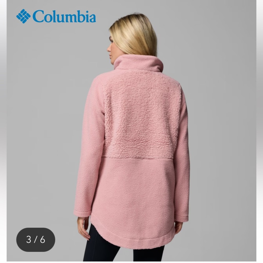 Columbia Lodge Sherpa Full Zip Fleece Jacket - Picture 3 of 8